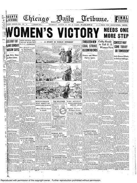 Chicago Tribune Historical Newspapers Historical Newspaper Women