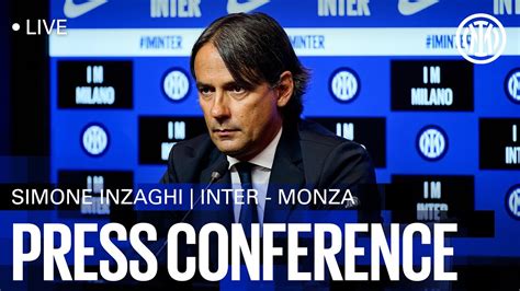 INTER Vs MONZA PRE MATCH PRESS CONFERENCE Leovegasnews YouTube