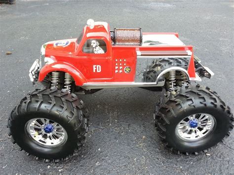 Custom Painted Rc Body Shell Fire 110 And 18 Traxxas T E Maxx 33 Hpi