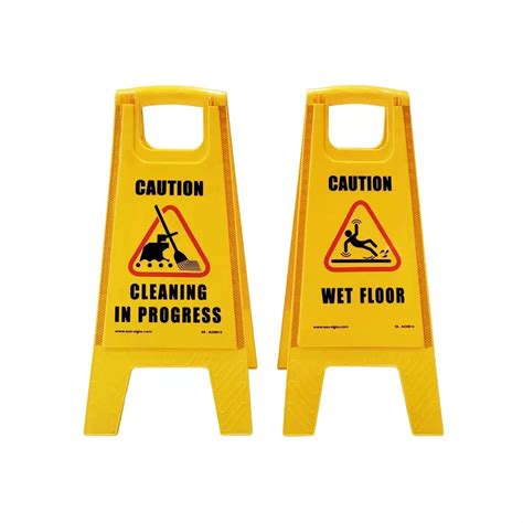 Buy Sunsigns 106x24 Inch Yellow Caution Wet Floor And Cleaning In