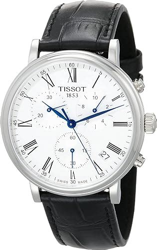 Tissot Mens Carson Premium Chronograph 316l Stainless Steel Case Swiss Quartz Watch