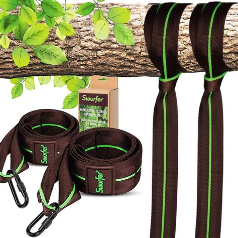 Cht Outdoor Hammock Tree Swing Hanging Straps Kit 5ft With 2 Locking