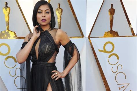 Taraji P Hensons Daring Oscars Dress