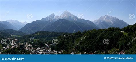 Bavarian Alps In Germany Watzmann Berchtesgaden Stock Image Image