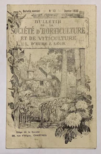 Bulletin N De La Soci T D Horticulture Et Viticulture D Eure