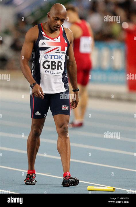 Great Britains Marlon Devonish Returns To Pick Up The Baton That They