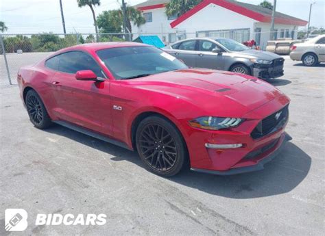 2021 Ford Mustang Gt Fastback 1fa6p8cf0m5120836 Bid History Bidcars