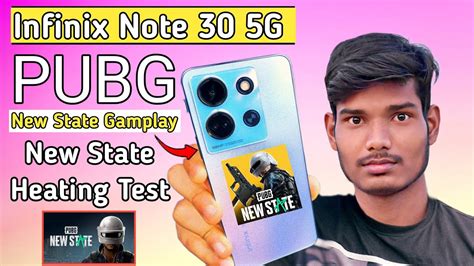 Infinix Note 30 5g Pubg New State Gameplay New State Battery Heating