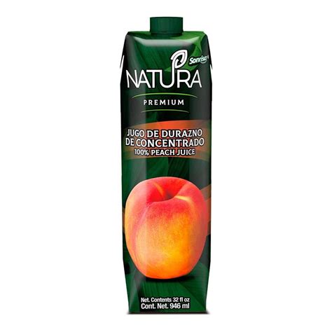 Jugo Sonrisa Natura Con 100 De Durazno 946 Ml Walmart