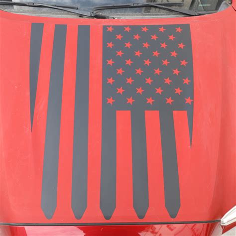 American Usa Flag Vinyl Decal Sticker Truck Window Fit For Toyota