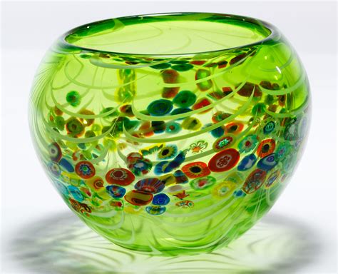 Murano Millefiori Art Glass Bowl