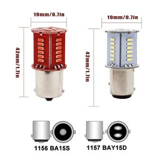 Pc Led Strobe Brake Light Bay D Led Bulb Smd Drl Reversing