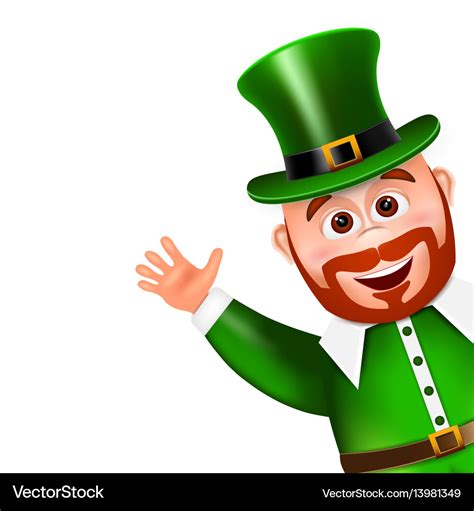 Fighting Leprechaun Vector