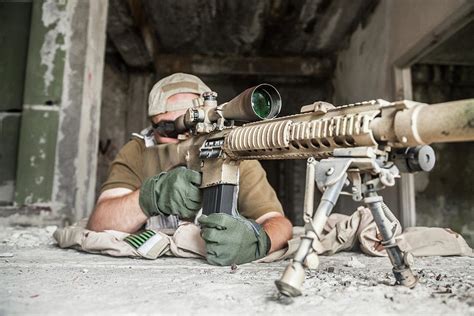 Navy Seal Sniper With Rifle In Action Photograph By Oleg Zabielin Pixels