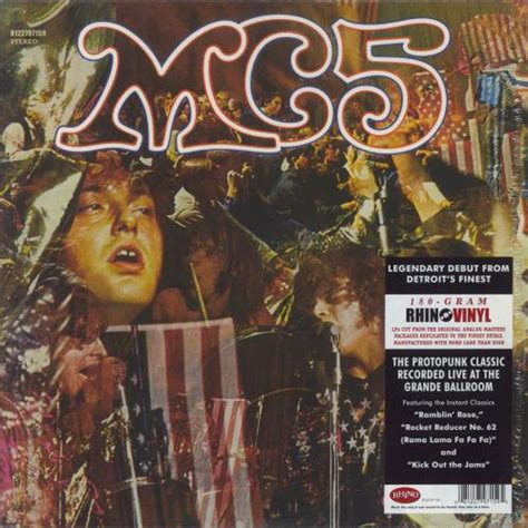 MC5 Kick Out The Jams 180 Gram UK Vinyl LP Album LP Record 837133