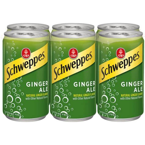 Schweppes Ginger Ale 7 5 Fl Oz Cans 6 Pack Shop Quality Foods