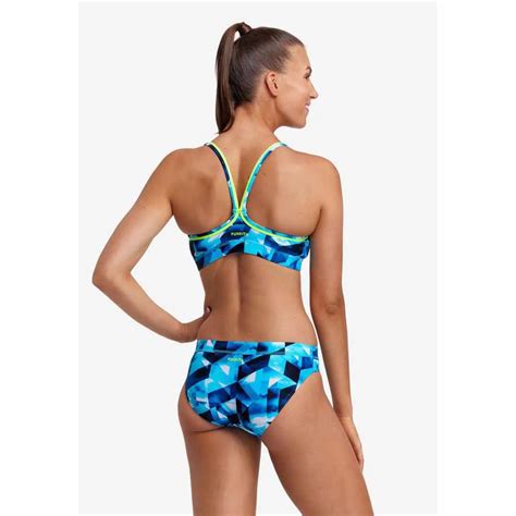 Funkita Hidden Depths Bikini Top Blue Swiminn