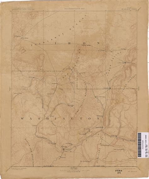 Utah Historical Topographic Maps Perry Casta Eda Map Collection Ut