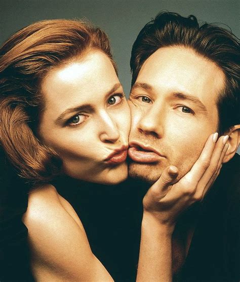 David Duchovny and Gillian Anderson by Mark Seliger US Magazine (May 1997) | X files, Gillian ...