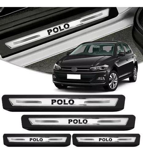 Kit De Soleira Protetor Vw Novo Polo Prata