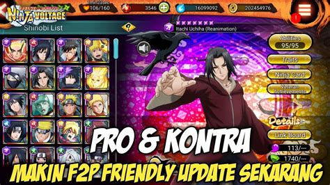 Banyak Keuntungan Yg Di Dapat Pada Update Terbaru Makin F2p Naruto X Boruto Ninja Voltage