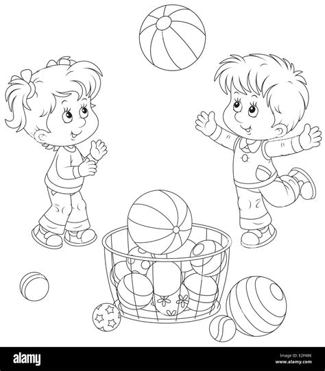 Ninos Con Pelota Dibujo Para Imprimir Y Colorear Con Los Ninos Images Porn Sex Picture