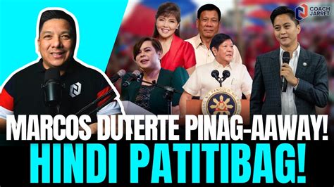 Cong Sandro Marcos Binisto Ang Planong Basagin Ang Marcos Duterte