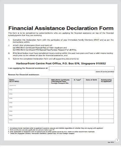 Financial Assistance Sample Letter Of Request For Assistance And