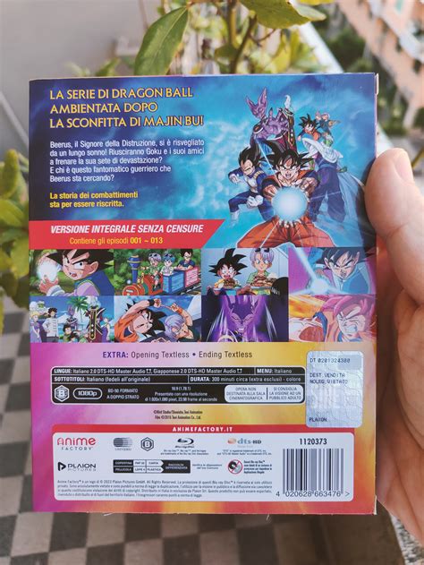 Dragonball Super Unboxing Della Limited Edition Blu Ray Di Anime