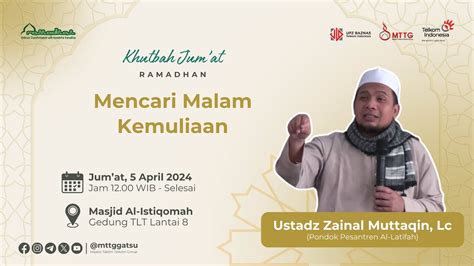 Live Now Khutbah Jum At Ramadhan Bersama Ustadz Syamsul