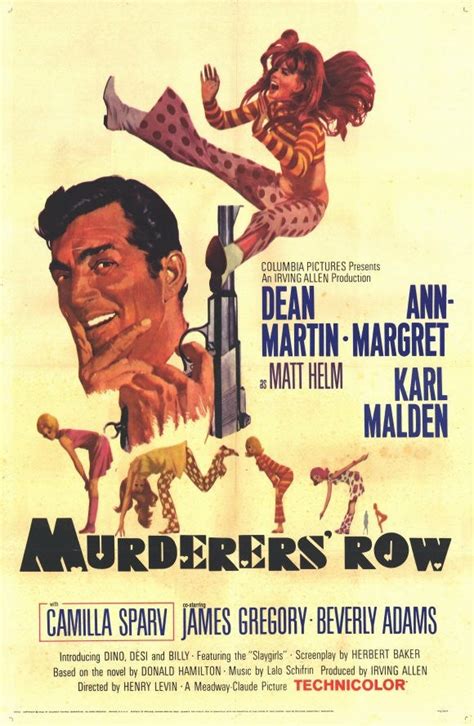 Matt Helm : Murderers Row (1966) - Dean Martin DVD – Elvis DVD ...