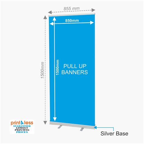 Pull Up Banner 850X1500 Mm Printing Australia Create Pull Up Banner