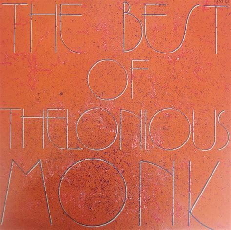 Thelonious Monk The Best Of Thelonious Monk Recordmad New Used