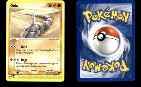 Pokemon Ex Sandstorm Onix C Ebay