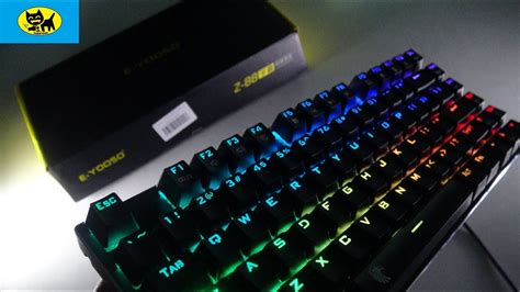 E Yooso Mechanical Gaming Keyboard Rgb Backlit Gaming Keyboard