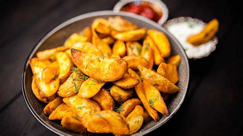 Receita de batata rústica na airfryer bem sequinha CenárioMT