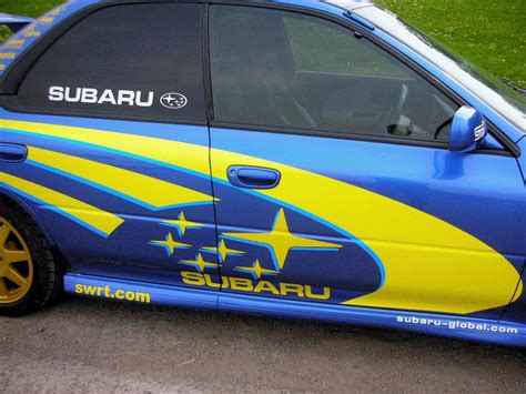 The Green I Signs Blog Subaru Impreza World Rally Car Graphics