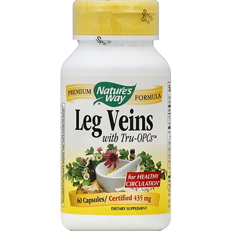 Nature S Way Leg Veins 435 Mg Capsules 60 Ea Buehler S