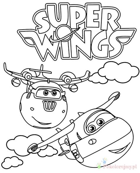 Super Wings Kolorowanki Dla Dzieci Kolorowanki Do Wydrukowania