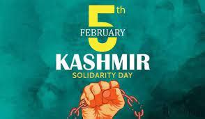 Kashmir Solidarity Day Feb By Ambassador R Masood Khalid