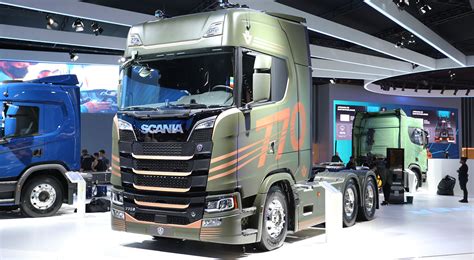 FENATRAN 2022 Scania exhibió el 770S V8 el camión más potente del mundo