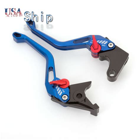 For Yamaha Cnc Short Clutch Brake Levers Blue Yfm Raptor R