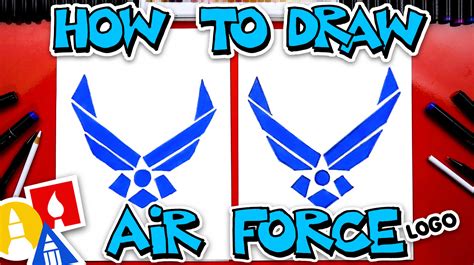 How To Draw The Air Force Logo - Art For Kids Hub