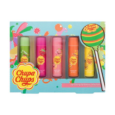 Chupa Chups Lip Balm Lip Licking Collection Set Cadou Balsam De Buze 5