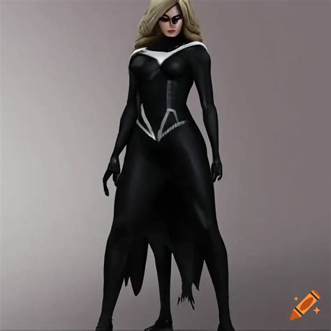 Marvel Spiderman Remastered Game Black Cat Felicia Hardy Full Body On