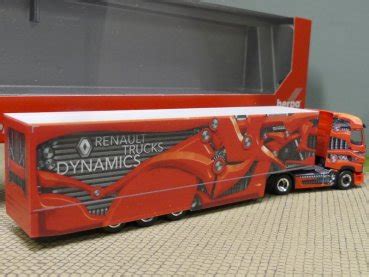 Modellspielwaren Reinhardt 1 87 Herpa Renault T Tour De Dynamics Rot