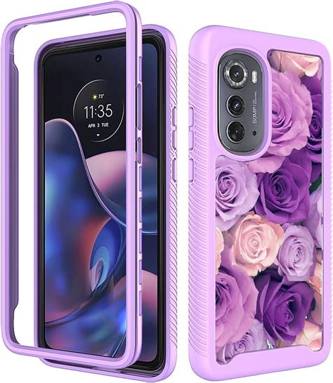 Moto Edge 2022 Case Purple Rose Motorola Edge 5g Uw Case 2