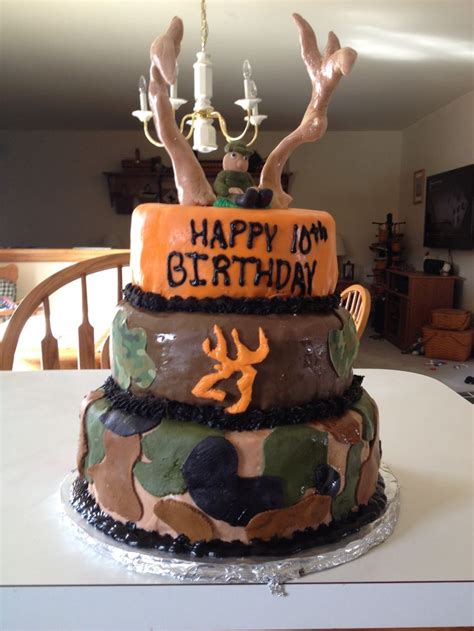 Hunting Birthday Cake Hunting Birthday Cakes Hunting Birthday Cake