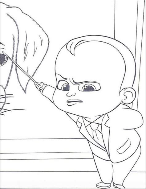 Boss Baby Coloring Pages Printable