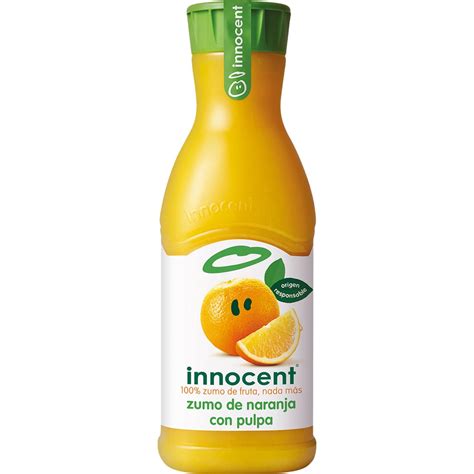 Zumo De Naranja Con Pulpa Exprimido Botella 900 Ml INNOCENT